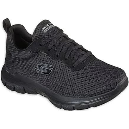 Skechers Women's Flex Appeal 4.0 Brilliant View Sneaker, Size: 7W, Black