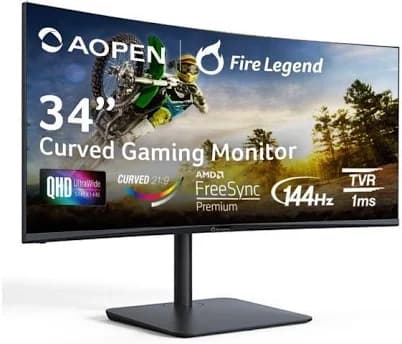 AOpen 34HC5CUR Pbmiiphx 34" Full HD 3440 x 1440 144Hz