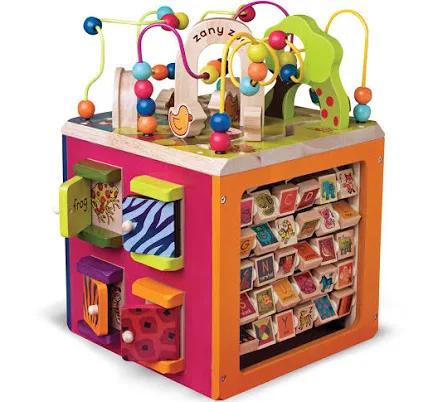 B. Zany Zoo Wooden Activity Cube