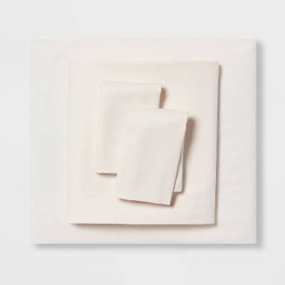 Room Essentials Cotton Blend Easy Care Sateen Sheet Set