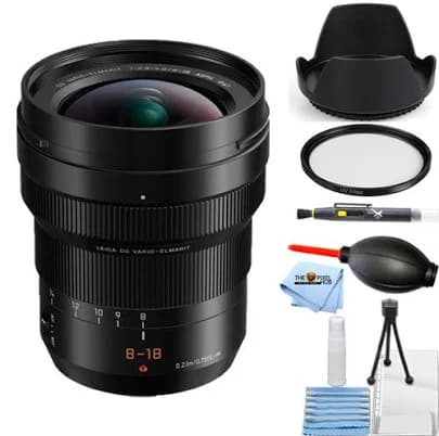 Panasonic Leica DG Vario-Elmarit 8-18mm f/2.8-4 ASPH. Lens + UV Filter Bundle | Panasonic