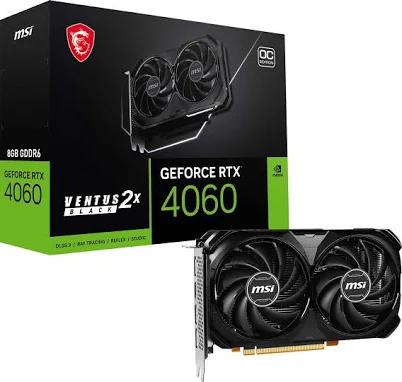 MSI GeForce RTX 4060 VENTUS Card