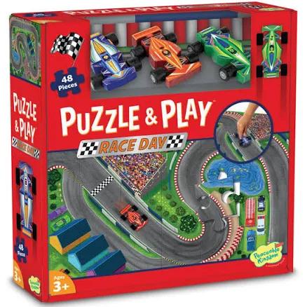 MindWare Puzzle & Play Race Day Floor Puzzle