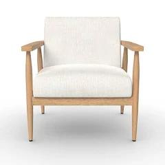 Hearth & Hand with Magnolia Upholstered Natural Wood Accent Chair