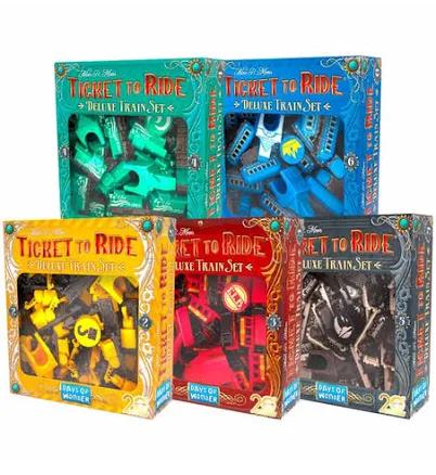 Ticket To Ride: 20th Anniversary Deluxe Trains- Set of 5