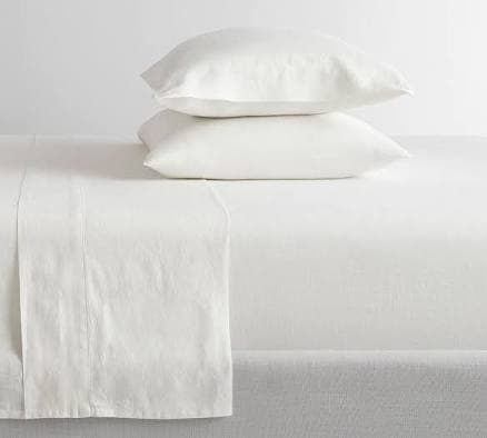 Pottery Barn Belgian Flax Linen Sheet Set