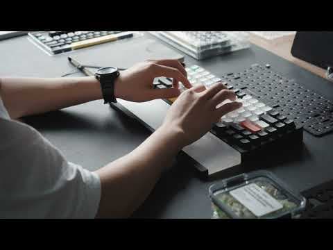 NuPhy Halo75 Typing Sounds - Gateron Baby Raccoon / Baby Kangaroo / G Pro Red 2.0 / G Pro Brown 2.0