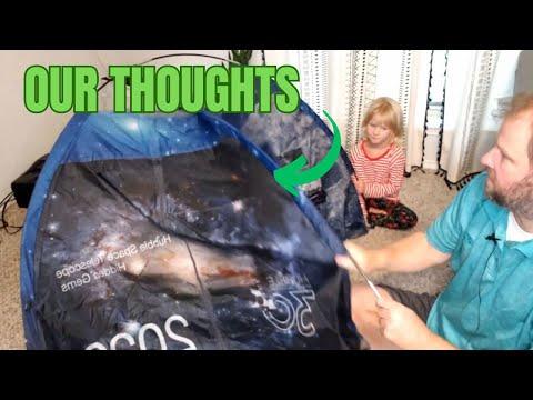 Review of Mnagant Play Tent for Boys and Girls- Space Shuttle with Hubble Dome Tent for Kids #ad