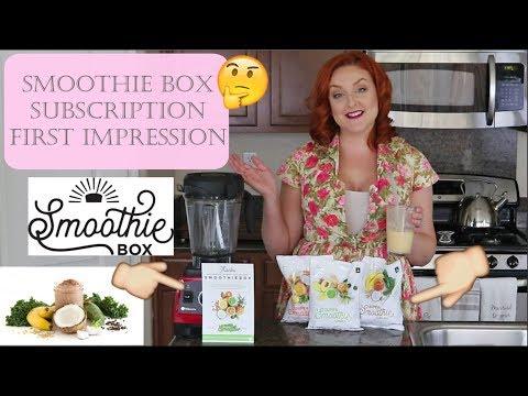 SMOOTHIE BOX SUBSCRIPTION REVIEW & FIRST IMPRESSION |SIRENA GRACE CELES