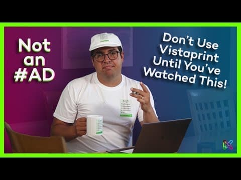 Vistaprint Review - An Open Letter To Vistaprint 😂