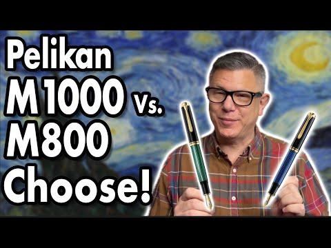 Pelikan M800 vs. M1000! Which Fountain Pen is Best? And Right For You?