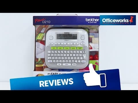 Brother P-touch Label Maker PT-D210 Overview