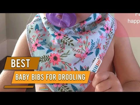 Best Baby Bibs for Drooling Adjustable Hook & Loop Closure in 2023 - Top 6 Review | Machine Wash
