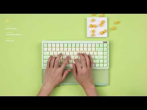 NuPhy Halo75 V2 Typing Sounds - Mint / Raspberry / Lemon