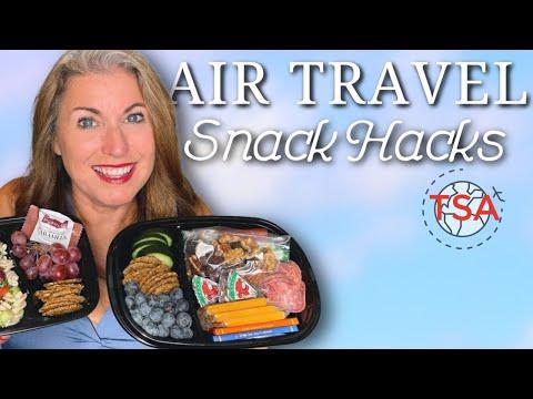 5 Travel Snack Hacks to Level Up your Flying Experience! (TSA Friendly)