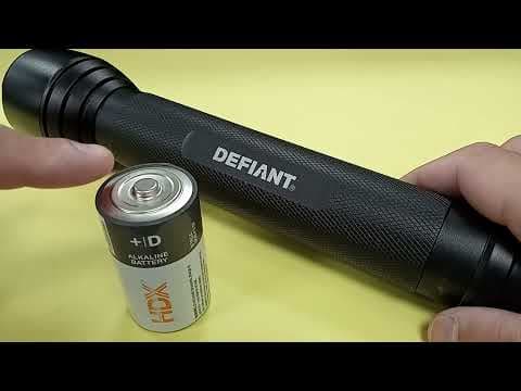 3D-cell Defiant LED flashlight review.