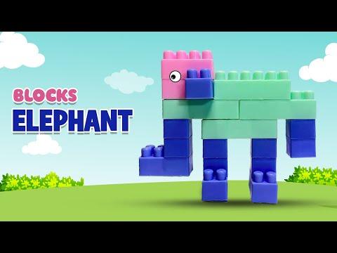 Building Blocks For Kids | Blocks Elephant | Blocks Games | Block Toys - Funkey India