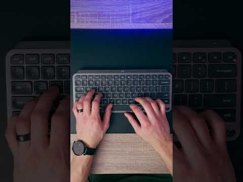 Upgrading my setup part 6 - the MX Keys Mini #keyboard #setup #desksetup @logitech