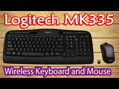 Logitech Keyboard and Mouse, MK335 Wireless Keyboard and Mouse  Review – The Ultimate Work Setup?