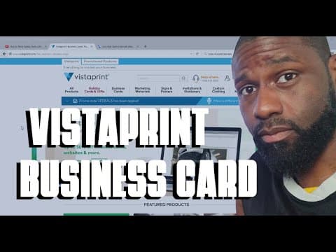 Vistaprint business card review - Premium Gloss