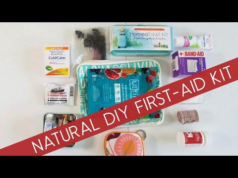 DIY NATURAL TRAVEL FIRST-AID KIT with Homeopathic Remedies, Minimalist Essentials