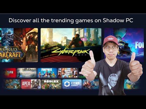 CLOUD GAMING WITH SHADOW PC - NO GAMING PC NEEDED