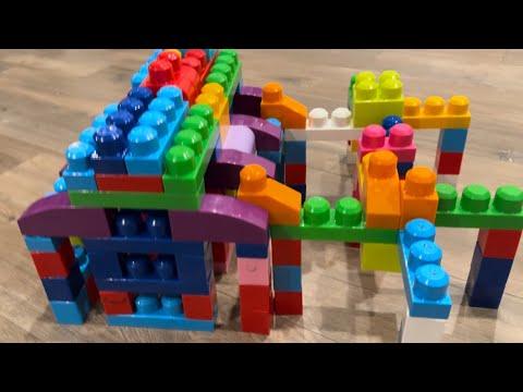 ASMR Toys - Building “SUNNY BLOK” (A Mega Bloks First Builder House Building Series)