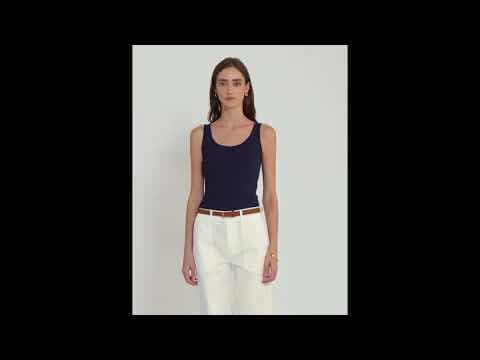 LAUREN Ralph Lauren Petite Cotton-Blend Tank Top SKU: 9806296