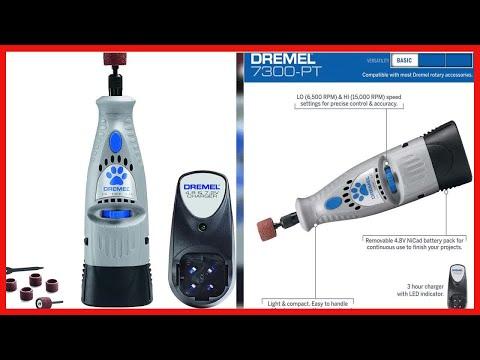 Dremel 7300-PT 4.8V Cordless Pet Dog Nail Grooming & Grinding Tool, Easy to Use, Rechargeable