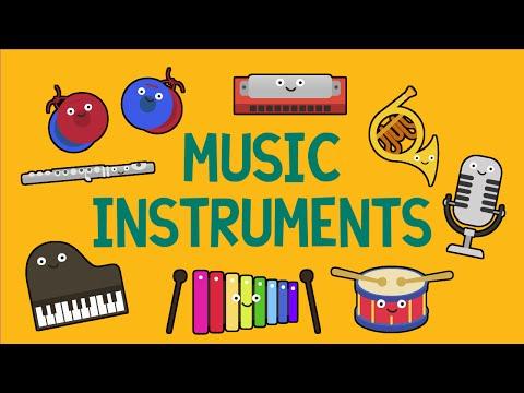 Music Instruments Song for Children (27 Instruments)