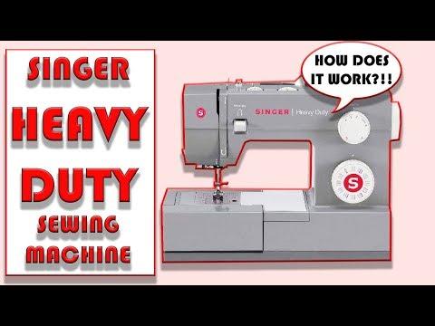 SINGER HEAVY DUTY SEWING MACHINE TUTORIAL l How to Thread and Function FOR BEGINNERS! 2020