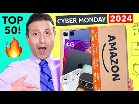 Top 50 Amazon Cyber Monday Deals 2024 🔥 (Updated Hourly!!)