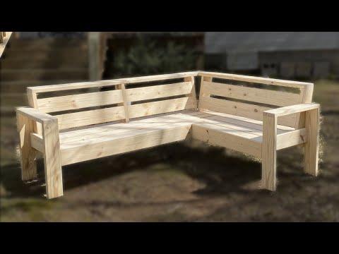 DIY Modern Outdoor Sectional | How To Build Outdoor Furniture