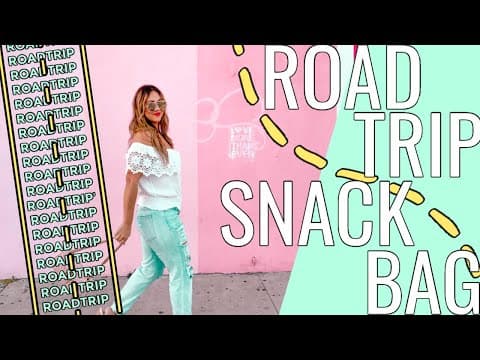 ROAD TRIP SNACK BAG | HOW I PACK AND ORGANIZE OUR AMAZON SNACK BAG | BIG RV FAMILY OF 6