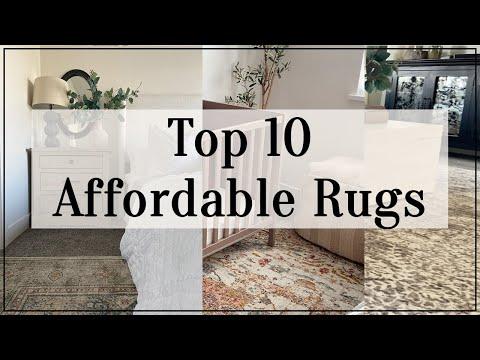 Top 10 Affordable Area Rugs