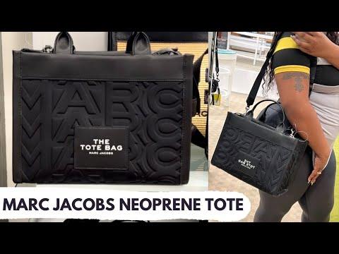 Marc Jacobs Monogram Neoprene Medium The Tote Bag | Mod Shots | What Fits