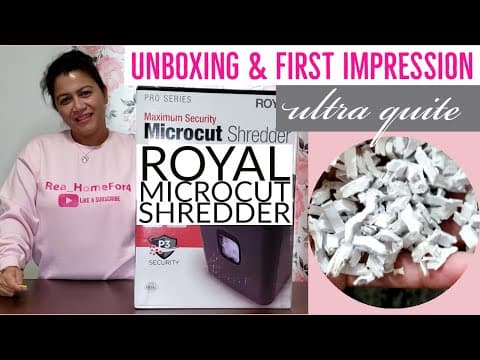 Royal Microcut Shredder Costco | 18 Sheets Maximum Security