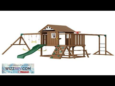 VEVOR Wooden Swing Set 10 IN 1 Outdoor Playground Sets 6 FT Review