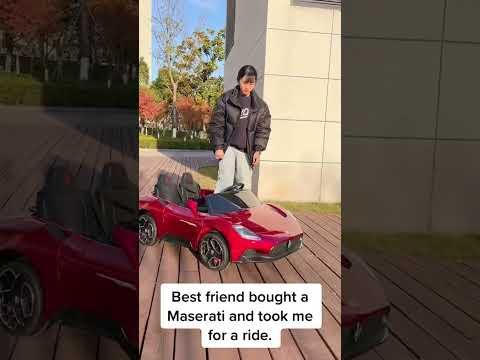 2023 TOP5 kids electric car ride on toy Maserati electric roadster