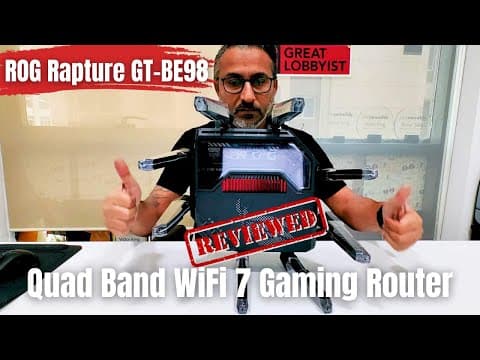 ROG Rapture GT-BE98 - WIFI 7 Quad Band Gaming Router