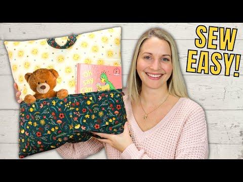 How to make a Reading Pillow with handle (Book Pillow Tutorial)