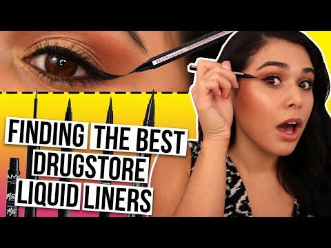 Testing & Ranking The BEST Drugstore Liquid Eyeliners