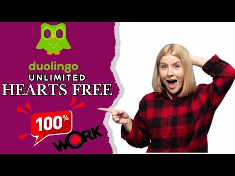 how to get unlimited hearts in duolingo for free | Duolingo free, Tips & Tricks for Unlimited