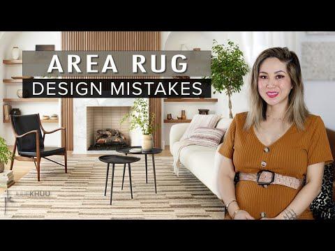 COMMON INTERIOR DESIGN MISTAKES + How to Fix Them | Area Rugs Dos and Don'ts