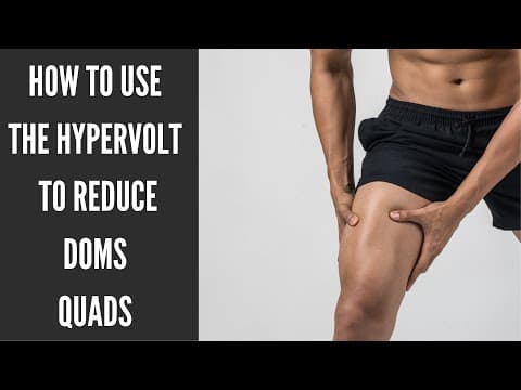 How to Use the Hypervolt to relieve DOMS - Quads - Massage Gun Techniques