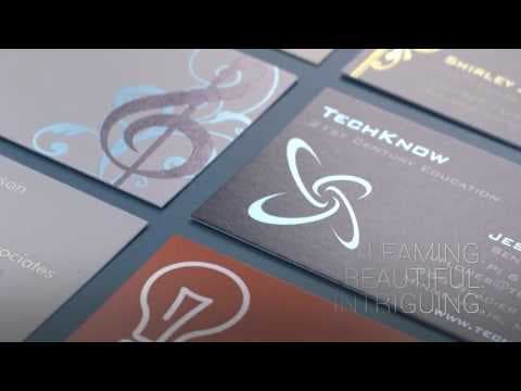 Metallic Finish Business Cards