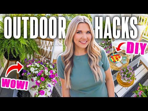 10 Mind-Blowing Outdoor Hacks to Upgrade Your Space in Minutes!