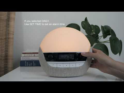 How to set up Bodyclock Luxe 700FM and Luxe 750DAB sleep/wake-up lights