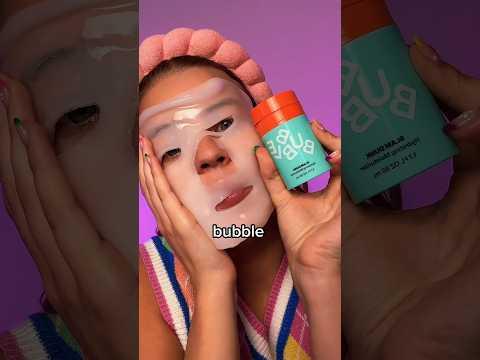 BUBBLE FACEMASK!?😳 *Preppy Skincare Challenge*