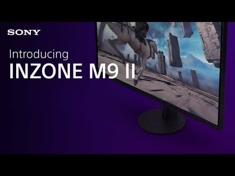 Introducing the Sony INZONE M9 II Gaming Monitor